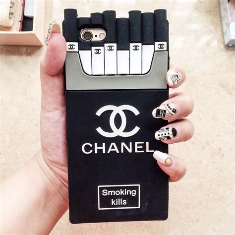 chanel cigarette phone case samsung|chanel vanity case size.